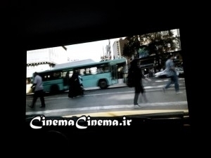 فیلم تاکسی روی پرده سینما