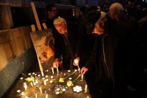 ادای احترام هنرمندان به شهدای آتش نشان حادثه پلاسکو