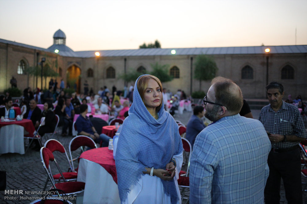مهناز افشار مراسم سومین جشن عکاسان سینمای ایران در باغ موزه قصر 