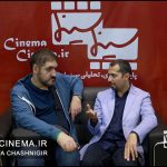 محسن آزرم منتقد سینما و هادی حیدری کارتونیست