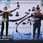 رضا مقصودی در قرعه کشی برنامه نمایش فیلم‌های سی و ششمین جشنواره فیلم فجر