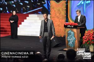امیر جدیدی در مراسم اختتامیه جشنواره فیلم فجر