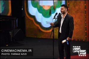 پیمان معادی در مراسم اختتامیه جشنواره فیلم فجر