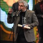 ابراهیم حاتمی کیا در مراسم اختتامیه جشنواره فیلم فجر