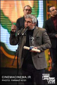 ابراهیم حاتمی کیا در مراسم اختتامیه جشنواره فیلم فجر