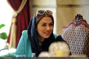 تینا پاکروان در نشست خبری عوامل و بازیگران سریال "ساخت ایران ۲"