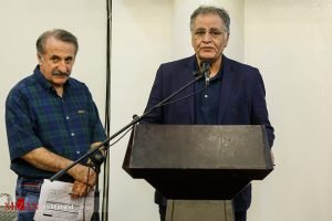رسول صدرعاملی و مهران رجبی در هفدهمین جشن مدیران تولید سینمای ایران