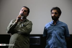 بهروز شعیبی و محمود رضوی در اکران فیلم دارکوب