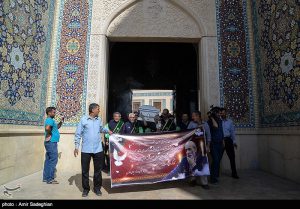 تشییع پیکر سید ضیاءالدین دری در شیراز