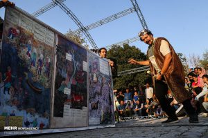 اجرای خیابانی جشنواره بین المللی عروسکی تهران