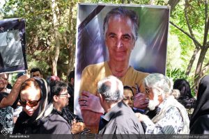 مراسم تشییع پیکر سعید کنگرانی در بهشت زهرا