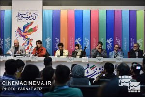 نشست رسانه‌ای فیلم «دیدن این فیلم جرم است» در هفتمین روز سی‌وهفتمین جشنواره فیلم فجر