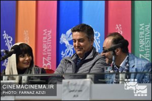 نشست رسانه‌ای فیلم «دیدن این فیلم جرم است» در هفتمین روز سی‌وهفتمین جشنواره فیلم فجر