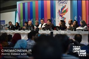 عوامل فیلم «مردی بدون سایه» در ششمین روز سی‌وهفتمین جشنواره فیلم فجر
