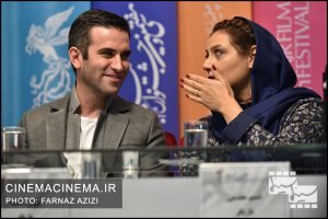 شبنم مقدمی و هوتن شکیبا در پنجمین روز سی‌وهفتمین جشنواره فیلم فجر