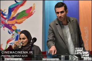 هوتن شکیبا و نرگس آبیار در پنجمین روز سی‌وهفتمین جشنواره فیلم فجر