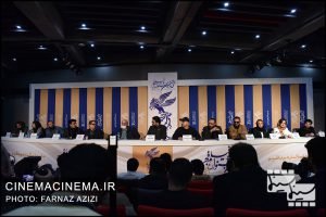 نشست خبری عوامل فیلم «آبادان یازده ۶۰» در سی و هشتمین جشنواره فیلم فجر