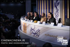 نشست خبری فیلم «سینما شهر قصه» در دهمین روز سی و هشتمین جشنواره فیلم فجر