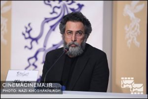 سعید ملکان در نشست خبری عوامل فیلم «روز صفر» در سی و هشتمین جشنواره فیلم فجر