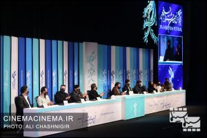 نشست خبری فیلم گیج‌گاه در سی و نهمین جشنواره فیلم فجر
