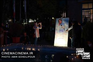 یادبود ایران درودی در خانه هنرمندان