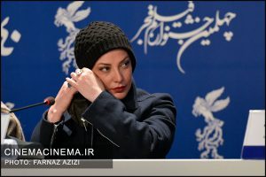 طناز طباطبایی در نشست خبری فیلم بی رویا در هشتمین روز چهلمین جشنواره فیلم فجر