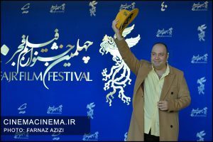 علی اوجی در فتوکال فیلم خائن کشی در دهمین روز چهلمین جشنواره فیلم فجر