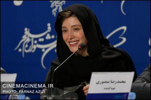 فرشته حسینی  در نشست خبری فیلم سینمایی دسته دختران در پنجمین روز چهلمین جشنواره فیلم فجر