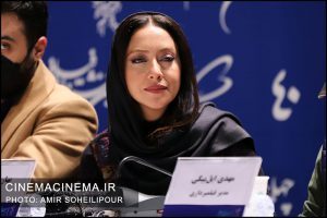 بهاره کیان افشار در آخرین روز جشنواره چهلم فیلم فجر