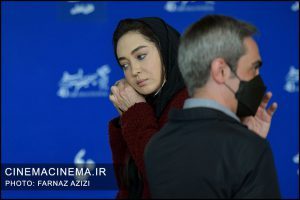 نیکی کریمی در فتوکال فیلم سینمایی دسته دختران در پنجمین روز چهلمین جشنواره فیلم فجر