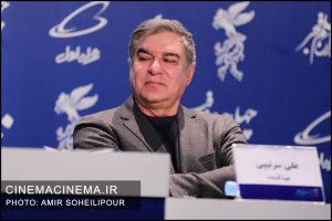 علی سرتیپی در نشست خبری فیلم سینمایی شهرک در نهمین روز چهلمین جشنواره فیلم فجر