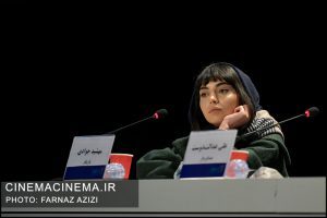 مهشید جوادی در نشست خبری فیلم ضد در دهمین روز چهلمین جشنواره فیلم فجر