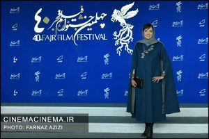 میترا حجار در فتوکال فیلم سینمایی بی مادر در پنجمین روز چهلمین جشنواره فیلم فجر