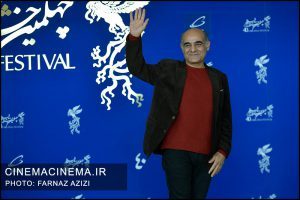 سیاوش چراغی پور در فتوکال فیلم سینمایی ملاقات خصوصی در چهلمین جشنواره فیلم فجر