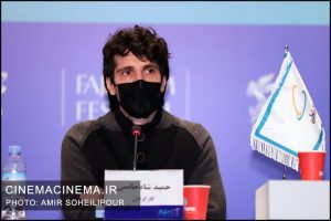 حمید شاه‌حاتمی در نشست خبری فیلم ماهان در چهارمین روز چهلمین جشنواره فیلم فجر
