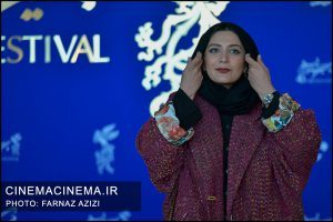 الهام کردا در فتوکال فیلم بدون قرار قبلی در هشتمین روز چهلمین جشنواره فیلم فجر