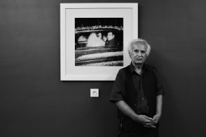 محمد گلجامجو در نمایشگاه سالیانه گروه پودیوم - عکس علیرضا فراهانی