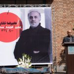 جعفر گودرزی در تشییع پیکر علیرضا غفاری، مجری، گوینده و مستندساز