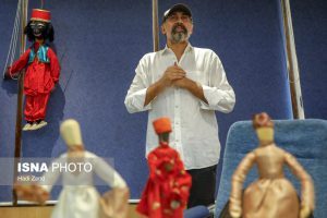 هادی حجازی فر در نشست خبری نوزدهمین جشنواره بین‌المللی عروسکی
