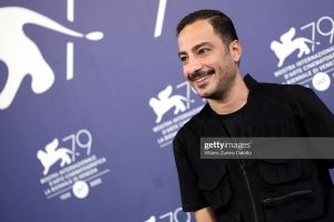 نوید محمدزاده در فتوکال فیلم شب، داخلی، دیوار در جشنواره فیلم ونیز