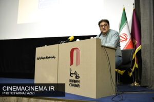 کیوان کثیریان در نشست خبری مدیر عامل و رئیس هیئت مدیره خانه سینما