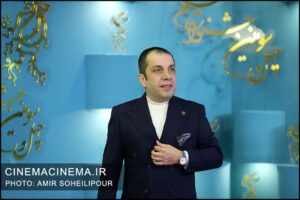 عباس جمشیدی فر در هفتمین روز نمایش آثار چهل و سومین جشنواره فیلم فجر