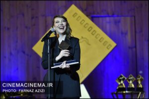 صدف اسپهبدی در پانزدهمین جشن بزرگ منتقدان و نویسندگان سینمایی ایران