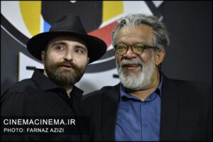 حسن پورشیرازی و اکتا براهنی در پانزدهمین جشن بزرگ منتقدان و نویسندگان سینمایی ایران