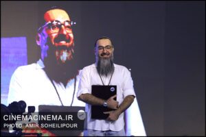 امیرحسین غضنفری در نهمین جشن عکاسان سینمای ایران