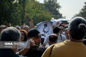 مراسم تشییع پیکر ناصر تقوایی