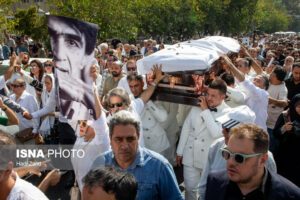 مراسم تشییع پیکر ناصر تقوایی