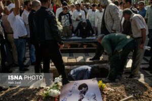 مراسم تشییع پیکر ناصر تقوایی