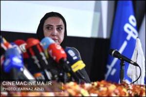 روح‌الله حسینی در نشست خبری جشنواره جهانی فیلم فجر