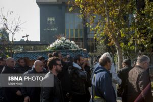 مراسم تشییع پیکر هادی مرزبان